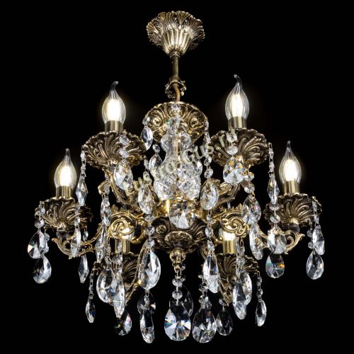 Люстра бронзовая Алфея №6/1 Лучик в Химках Гусь Хрустальный