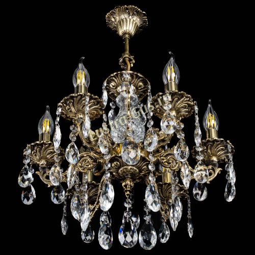 Люстра бронзовая Алфея №6/1 Журавлик в Химках Гусь Хрустальный