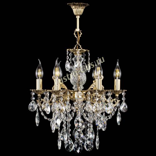 Люстра бронзовая Алфея №6/3 Баден в Химках Гусь Хрустальный