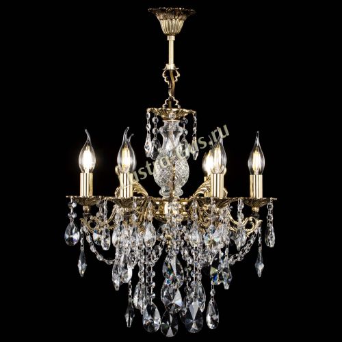 Люстра бронзовая Алфея №6/3 Лучик в Химках Гусь Хрустальный