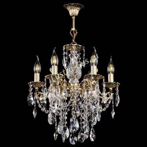 Люстра бронзовая Алфея №6/3 Лучик в Химках Гусь Хрустальный