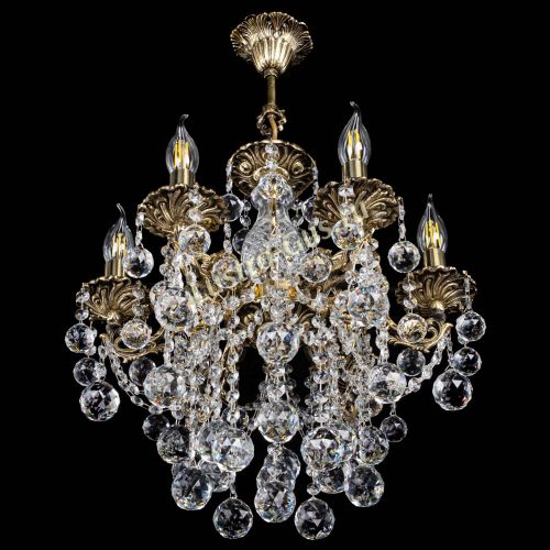 Люстра бронзовая Алфея №6/3 Шар в Химках Гусь Хрустальный