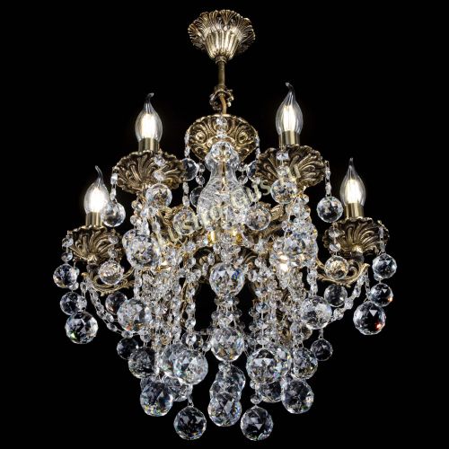 Люстра бронзовая Алфея №6/3 Шар в Химках Гусь Хрустальный