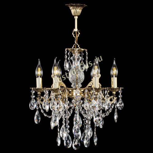 Люстра бронзовая Алфея №6/3 Журавлик в Химках Гусь Хрустальный