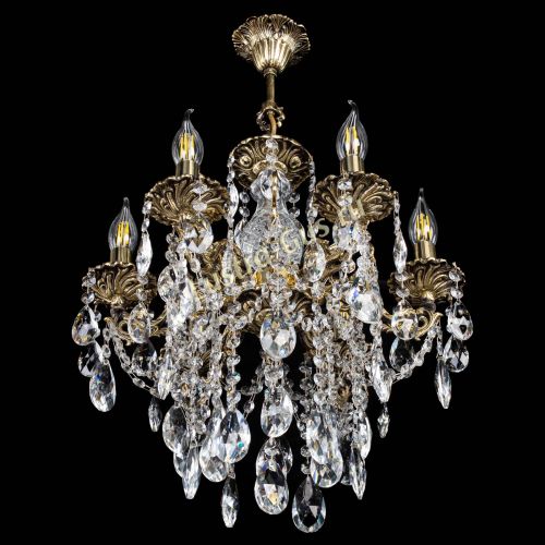 Люстра бронзовая Алфея №6/3 Журавлик в Химках Гусь Хрустальный