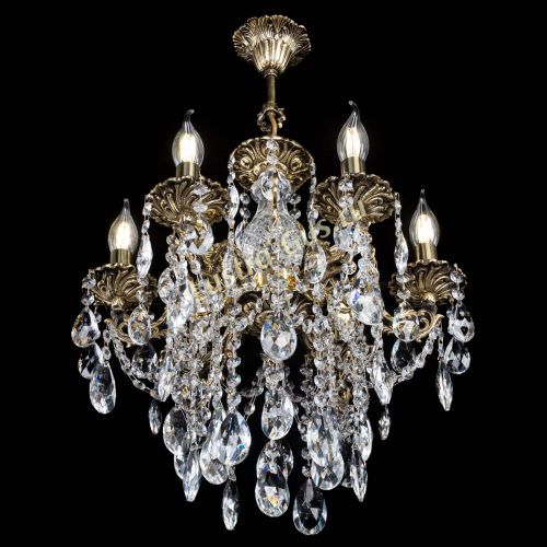 Люстра бронзовая Алфея №6/3 Журавлик в Химках Гусь Хрустальный