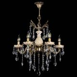 Люстра бронзовая Алфея №6 с камнем шар в Химках