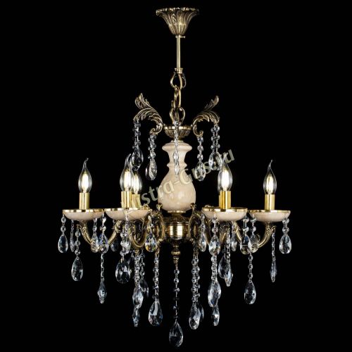 Люстра Алфея №6 с камнем журавлик в Химках Гусь Хрустальный