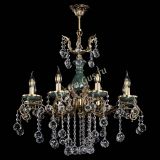 Люстра бронзовая Алфея Малахит №8 шар в Химках