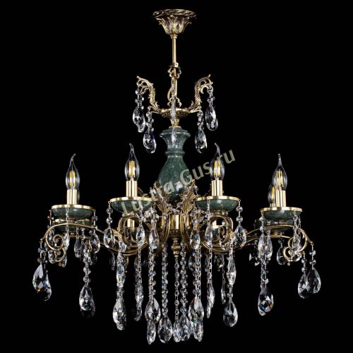 Люстра бронзовая Алфея Малахит №8 журавлик в Химках Гусь Хрустальный