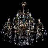 Люстра бронзовая Алфея Малахит №8 журавлик в Химках