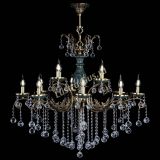 Люстра бронзовая Алфея Малахит №12 шар в Химках