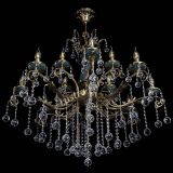 Люстра бронзовая Алфея Малахит №12 шар в Химках