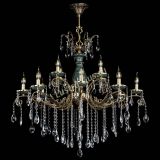 Люстра бронзовая Алфея Малахит №12 журавлик в Химках