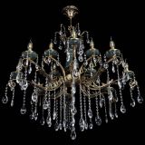 Люстра бронзовая Алфея Малахит №12 журавлик в Химках