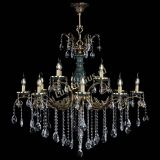 Люстра бронзовая Алфея Малахит №12 звездочка в Химках