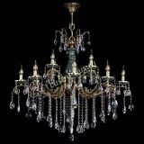 Люстра бронзовая Алфея Малахит №12 звездочка в Химках