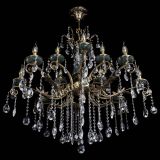 Люстра бронзовая Алфея Малахит №12 звездочка в Химках