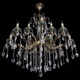 Люстра бронзовая Алфея Малахит №12 звездочка в Химках