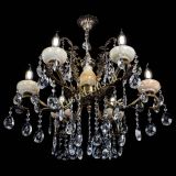 Люстра бронзовая Алфея Оникс №6/2 звездочка в Химках