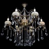 Люстра бронзовая Алфея Оникс №6 шар в Химках