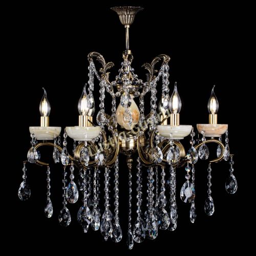 Люстра бронзовая Алфея Оникс №6 звездочка в Химках Гусь Хрустальный