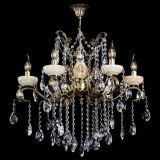 Люстра бронзовая Алфея Оникс №6 звездочка в Химках