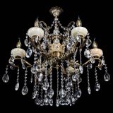 Люстра бронзовая Алфея Оникс №6 звездочка в Химках