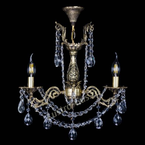 Бронзовая люстра Ариадна №2 Баден в Химках Гусь Хрустальный