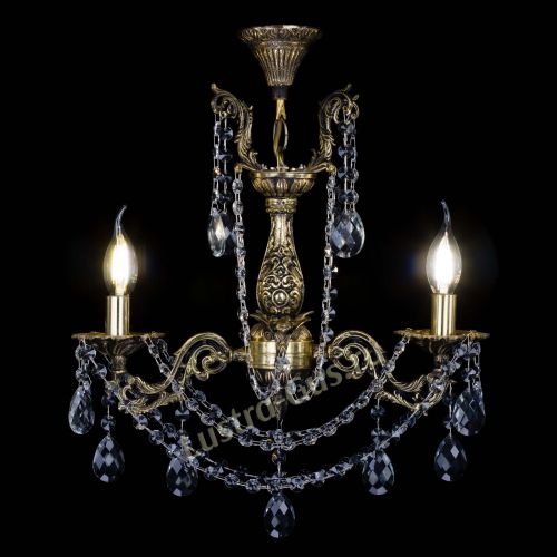 Бронзовая люстра Ариадна №2 Баден в Химках Гусь Хрустальный