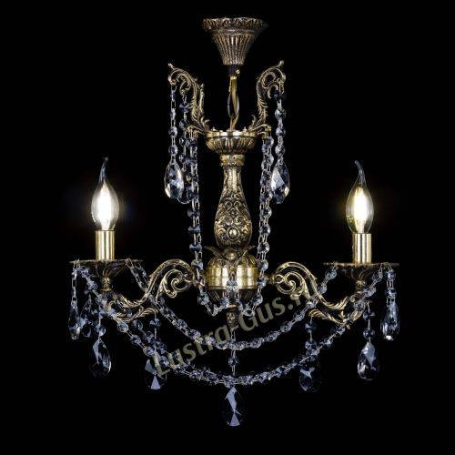 Бронзовая люстра Ариадна №2 Лучик в Химках Гусь Хрустальный