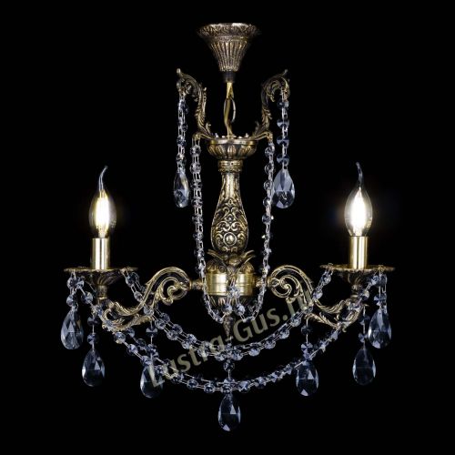 Бронзовая люстра Ариадна №2 Журавлик в Химках Гусь Хрустальный
