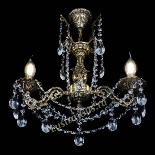 Бронзовая люстра Ариадна №2 Журавлик в Химках Гусь Хрустальный