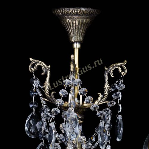 Люстра бронзовая Ариадна №3 Баден в Химках Гусь Хрустальный