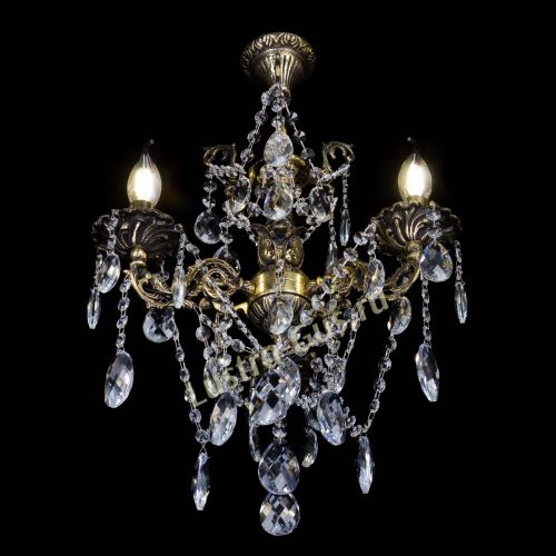 Люстра бронзовая Ариадна №3 Баден в Химках Гусь Хрустальный