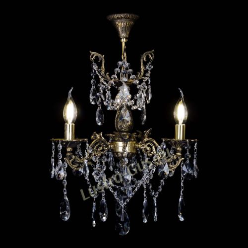 Бронзовая люстра Ариадна №3 Лучик в Химках Гусь Хрустальный