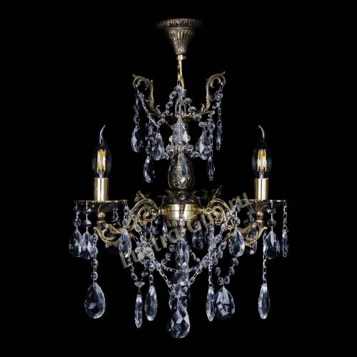 Люстра бронзовая Ариадна №3 Журавлик в Химках Гусь Хрустальный