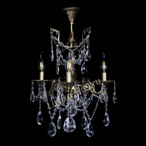 Люстра бронзовая Ариадна №3 Журавлик в Химках Гусь Хрустальный