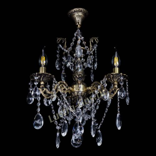 Люстра бронзовая Ариадна №3 Журавлик в Химках Гусь Хрустальный