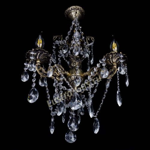 Люстра бронзовая Ариадна №3 Журавлик в Химках Гусь Хрустальный