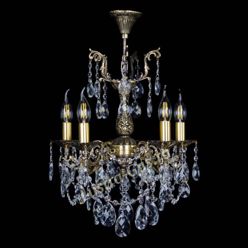 Бронзовая люстра Ариадна №5 Баден в Химках Гусь Хрустальный