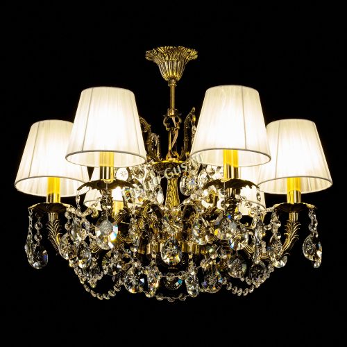 Бронзовая люстра Артемида №2 Прованс в Химках Гусь Хрустальный