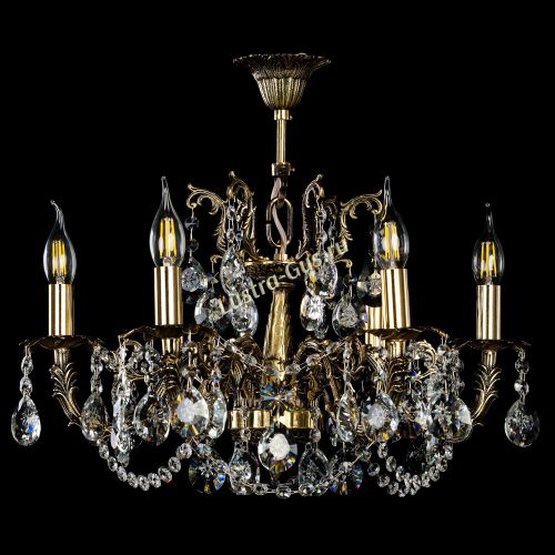 Люстра бронзовая Артемида №2 в Химках Гусь Хрустальный