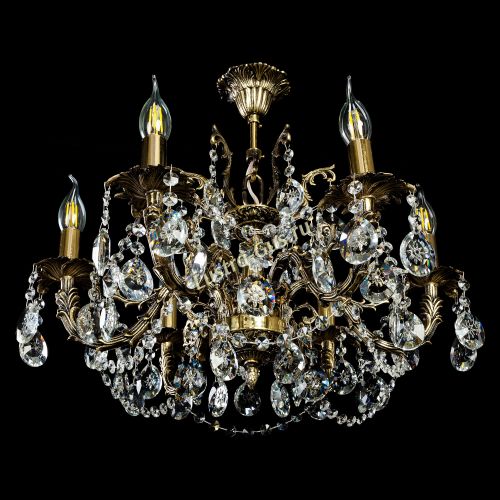 Люстра бронзовая Артемида №2 в Химках Гусь Хрустальный