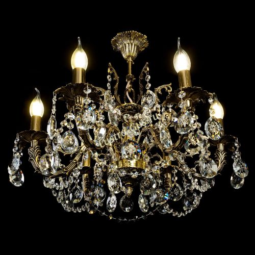 Люстра бронзовая Артемида №2 в Химках Гусь Хрустальный