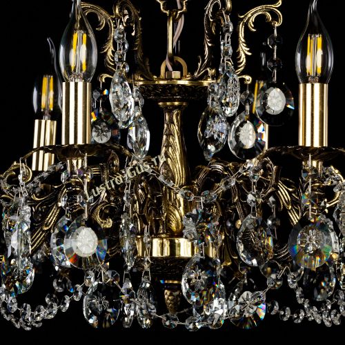 Люстра бронзовая Артемида №2 в Химках Гусь Хрустальный