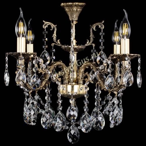 Люстра бронзовая Артемида №4 баден в Химках Гусь Хрустальный