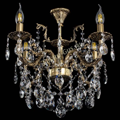 Люстра бронзовая Артемида №4 баден в Химках Гусь Хрустальный