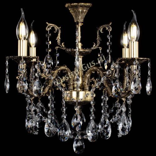 Люстра бронзовая Артемида №4 журавлик в Химках Гусь Хрустальный