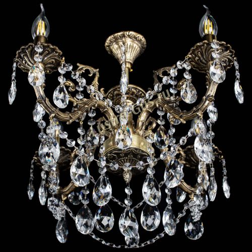 Люстра бронзовая Артемида №4 журавлик в Химках Гусь Хрустальный